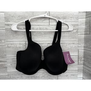 Dominique Intimate Apparel Black Underwire Bra Style 4500 Size 42DD NWT